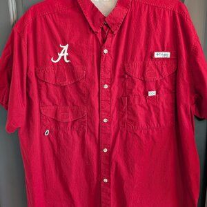 Alabama logo Columbia XXL shirt sleeve